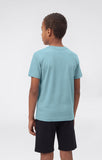 Camiseta niños Champion logo grande bordado a tono 307337 BS221 Azul - Puber Sports