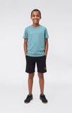 Camiseta niños Champion logo grande bordado a tono 307337 BS221 Azul - Puber Sports