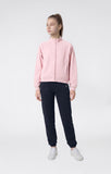 Conjunto Champion niña 405240 con chaqueta rosa claro y pantalón azul marino