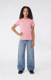Camiseta niña Champion logo grande bordado a tono 405246 Rosa - Puber Sports
