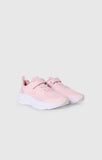Zapatilla Champion Alpha Max Low rosa vista lateral con velcro y cordones elásticos
