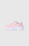 Zapatillas Champion Alpha Max Low rosas vistas desde arriba con plantilla Champion