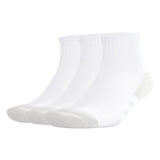 Calcetines Adidas ESS CC Quarter 3P Blanco | CLIMACOOL corte quarter - Puber Sports
