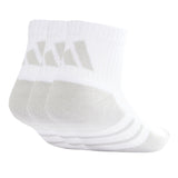 Calcetines Adidas ESS CC Quarter 3P Blanco | CLIMACOOL corte quarter - Puber Sports