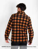 Camisa Sphere BCN Trek Poly GAUCHO Cuadros Ocre – 100% Poliéster - Puber Sports