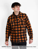 Camisa Sphere BCN Trek Poly GAUCHO Cuadros Ocre – 100% Poliéster - Puber Sports