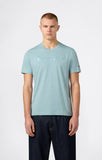 Camiseta Champion logo central bordado a tono 220273 BS221 Azul pastel - Puber Sports