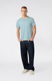 Camiseta Champion logo central bordado a tono 220273 BS221 Azul pastel - Puber Sports