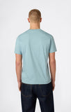 Camiseta Champion logo central bordado a tono 220273 BS221 Azul pastel - Puber Sports