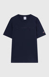 Camiseta Champion logo central bordado a tono 220273 BS501 Marino - Puber Sports