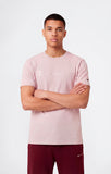 Camiseta Champion logo central bordado a tono 220273 PS230 Rosa pastel - Puber Sports
