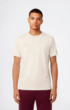Camiseta Champion logo central bordado a tono 220273 Ys084 Beige - Puber Sports