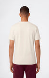 Camiseta Champion logo central bordado a tono 220273 Ys084 Beige - Puber Sports