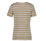 Camiseta Mujer Luhta Kivihaka Cuello V Rayas Beige | Tallas Especiales LD+ - Puber Sports