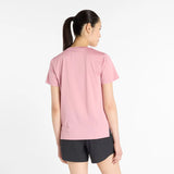 Camiseta New Balance mujer Run Rosa | Transpirable y ligera