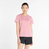 Camiseta New Balance mujer Run Rosa | Transpirable y ligera