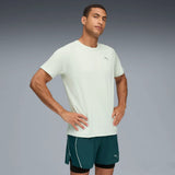 Camiseta running hombre Puma RUN 99 verde claro | Transpirable