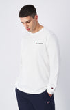 Camiseta Champion manga larga 220265 gris y blanco - Puber Sports