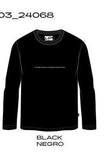 Camiseta hombre Losan manga larga negro | Transpirable
