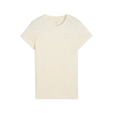 Camiseta mujer Puma ELEVATED logo bordado 685016 99 Beige
