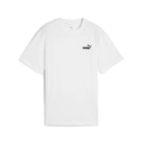 Camiseta niño Puma básica LOGO pequeño bordado 684920 02 Blanco