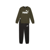 Chándal niño PUMA LOGO SWEAT SUIT 670884 71 kaki - Puber Sports