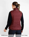 Chaleco Abrigo Mujer Sphere BCN SUNNY Granate – Cortavientos Transpirable - Puber Sports