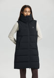 Chaleco Anorak Mujer Luhta Ebbo Negro | Plumon Reciclado REPREVE® - Puber Sports