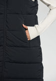 Chaleco Anorak Mujer Luhta Ebbo Negro | Plumon Reciclado REPREVE® - Puber Sports