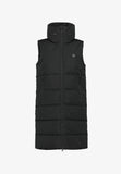 Chaleco Anorak Mujer Luhta Ebbo Negro | Plumon Reciclado REPREVE® - Puber Sports