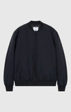 Chaqueta Bomber Champion Negro – Estilo Urbano, Ligera y Deportiva