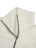 Chaqueta Sudadera Mujer Luhta Asikkala Beige | Logo 3D Cuello - Puber Sports