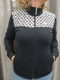 Chaqueta mujer SLX estampado azteca marino 4116 - Puber Sports