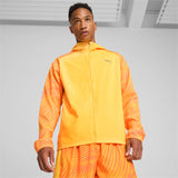 Chaqueta hombre running Puma AOP 38 naranja - Puber Sports