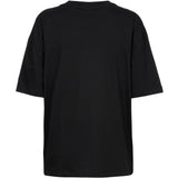 Camiseta Mujer Champion negra – Fit Oversize Transpirable (Talla una menos de lo habitual) - Puber Sports