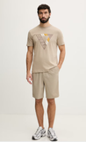Camiseta Guess Folco logo grande Z6GI09 Beig - Puber Sports