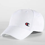 Gorra Champion Blanco – Visera Curva Ajustable y Estilo Deportivo (Unisex) - Puber Sports