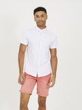 Bermuda Brave Soul Plain Coral – 98% Algodón con Elastán - Puber Sports