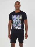Camiseta Brave Soul CALAVERAS FAMOSOS legeb Negro - Puber Sports