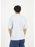 Camiseta Brave Soul Oversize Keikoe Azul Cielo – 100% Algodón - Puber Sports
