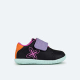 Zapatillas bebé Munich baby Paulo 8029009 negro lila - Puber Sports