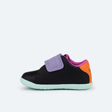 Zapatillas bebé Munich baby Paulo 8029009 negro lila - Puber Sports