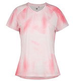 Camiseta running técnica mujer Rukka Muukko print 79831 992 rosa - Puber Sports