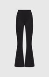 Malla Acampanada Mujer Champion Negro Cintura Alta – Legging Flare Deportivo y Moldeador - Puber Sports