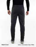 Pantalón Hombre Sphere BCN GAIN Gris y Negro – Cremallera y Puño Algodón