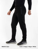 Pantalón Hombre Sphere BCN GAIN Gris y Negro – Cremallera y Puño Algodón