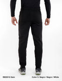 Pantalón Hombre Sphere BCN GAIN Gris y Negro – Cremallera y Puño Algodón