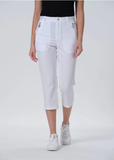 Pantalón Luhta mujer 7/8 Blanco – Estilo y Comodidad - Puber Sports