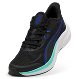 Zapatillas Puma 312413-17 negras y azules, lateral interior
