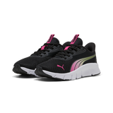 Zapatillas Puma Flexfocus Lite Modern 313847-01 negras junior, par en vista tres cuartos